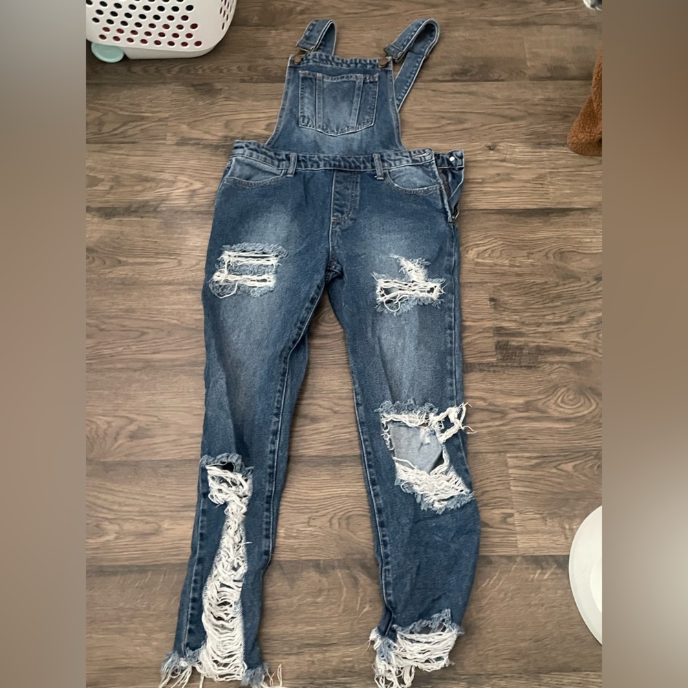 Unused overalls, fashionova, blue, size  small